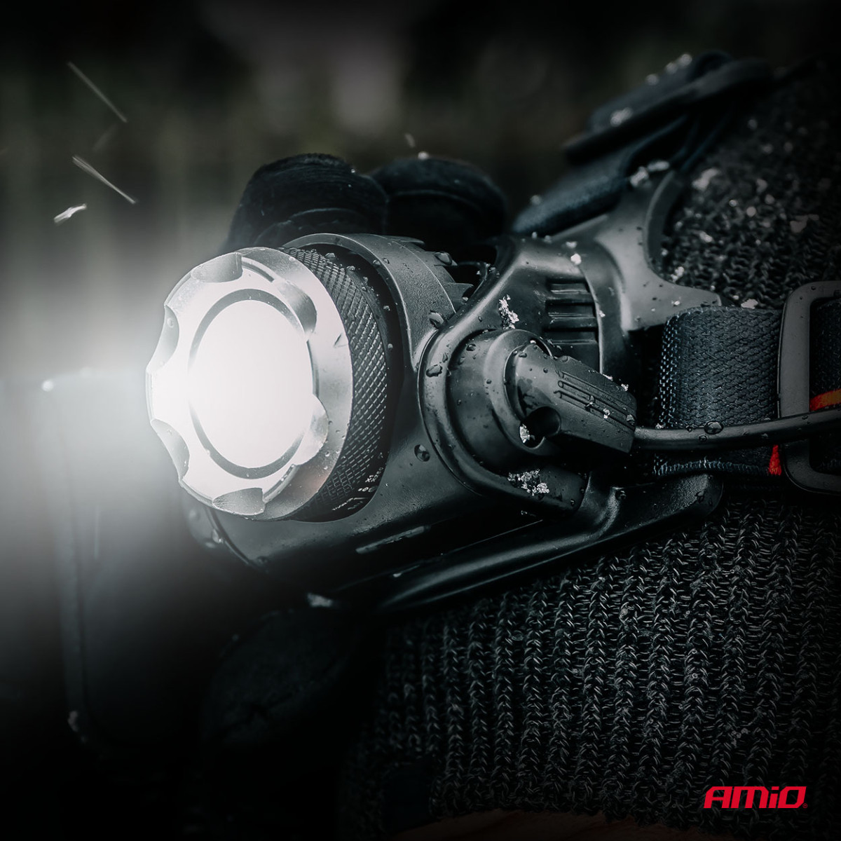 Akumuliatorinis LED galvos žibintas T6 3600mAh AMIO-04664