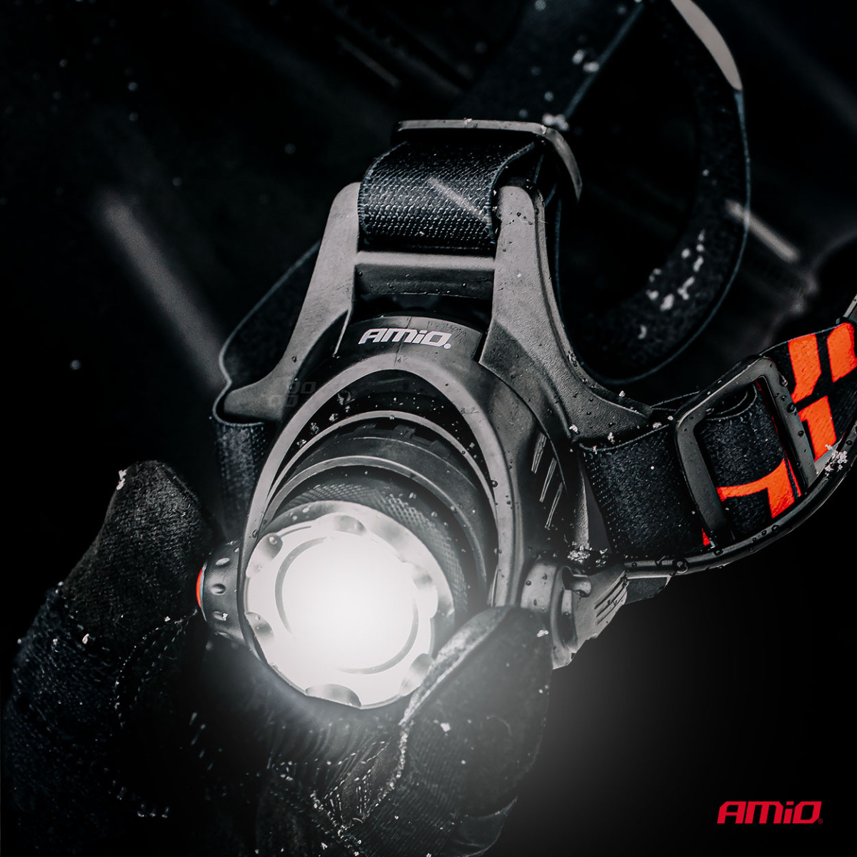Akumuliatorinis LED galvos žibintas T6 3600mAh AMIO-04664