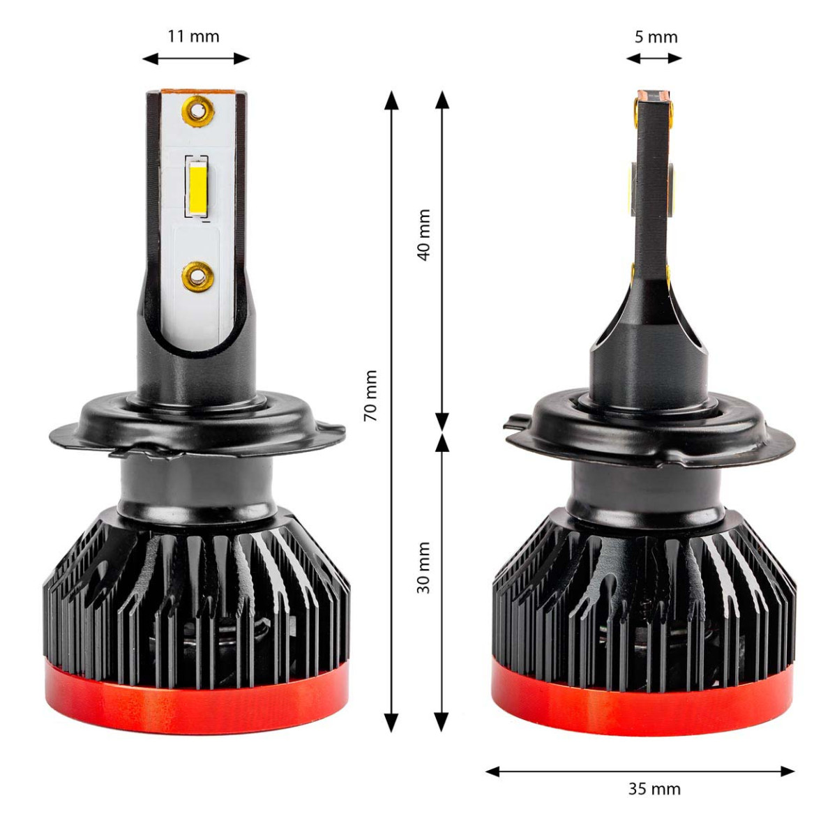 LED žibintų lemputės BF Series H7 BF AMiO-02242