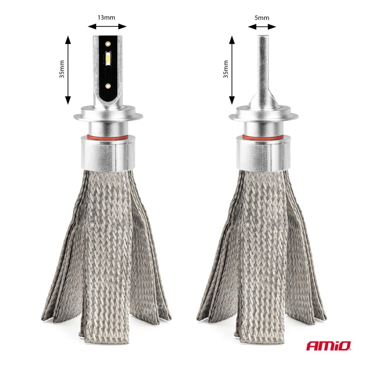 LED žibintų lemputės FLEX+ Series H7 canbus 6000K 12-24V AMIO-03659