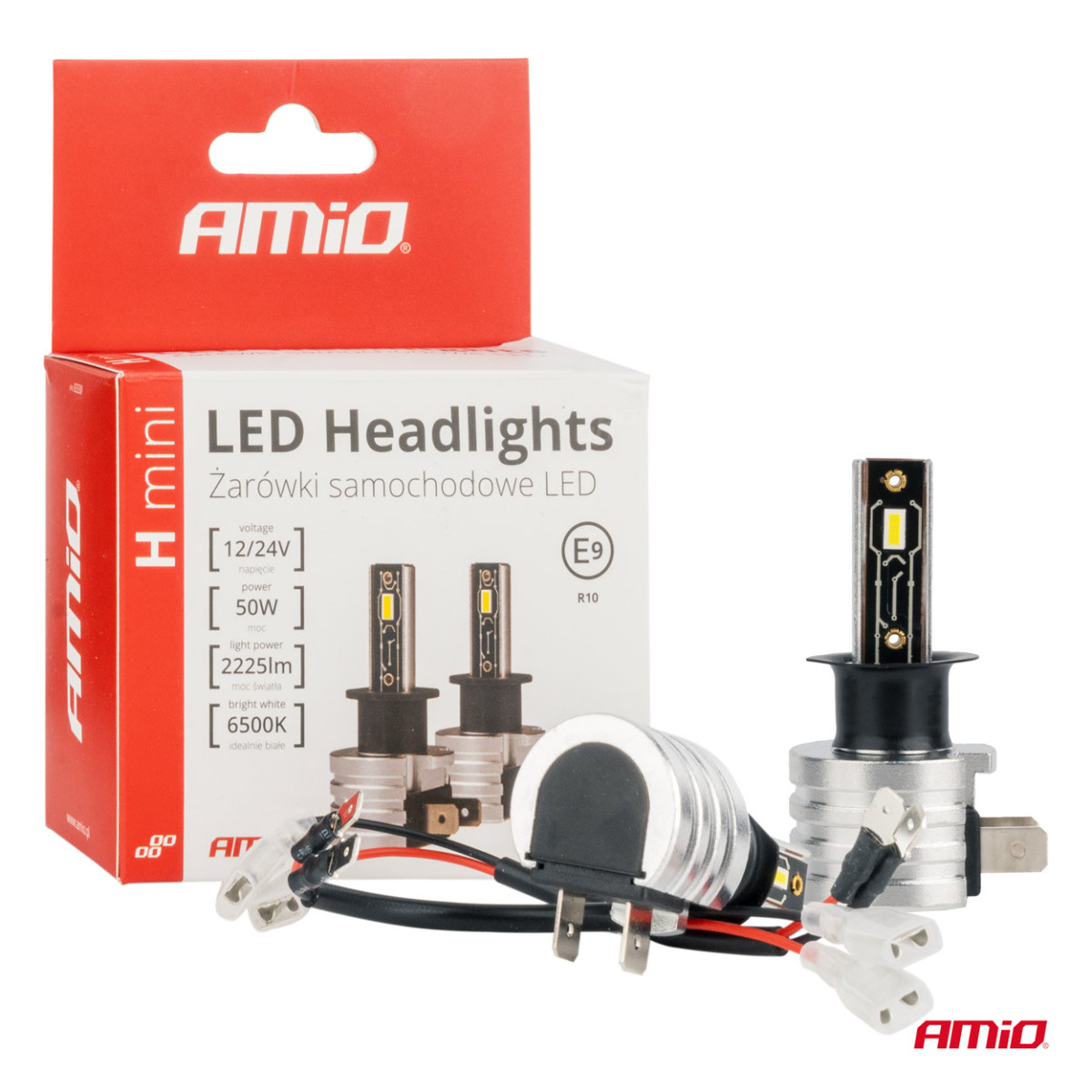 LED žibintų lemputės Series H3 AMiO-03330