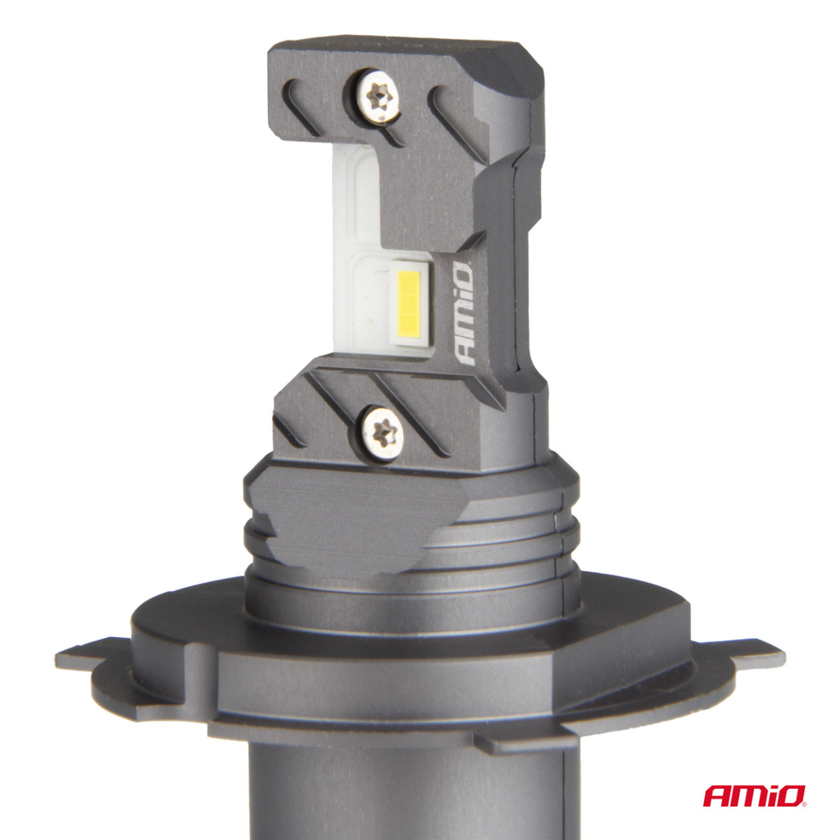 LED žibintų lemputės Hybrid series H4 H19 6000K Canbus 60W AMIO-04114