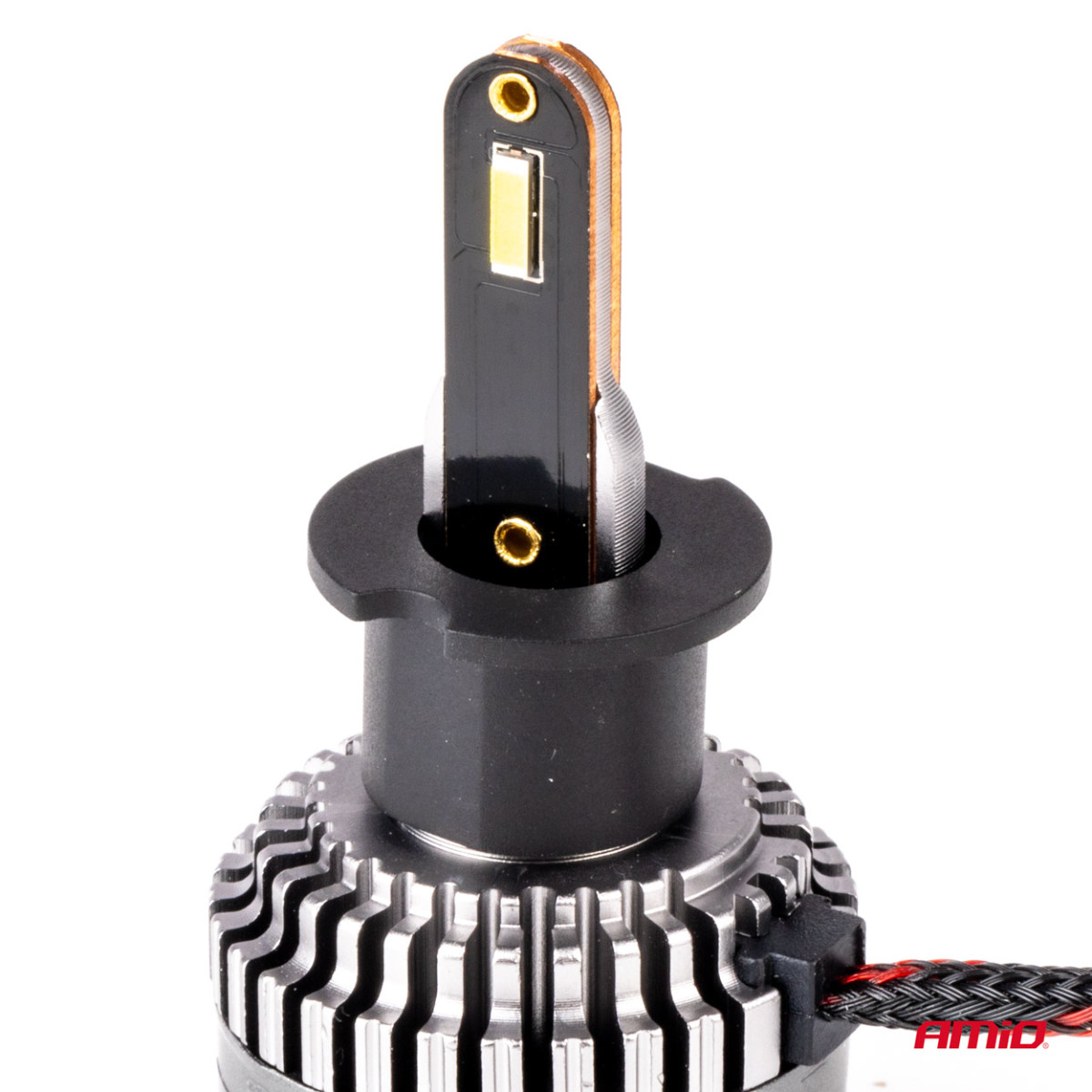 LED žibintų lemputės K3 Series H3 12V 6000K canbus AMIO-03681