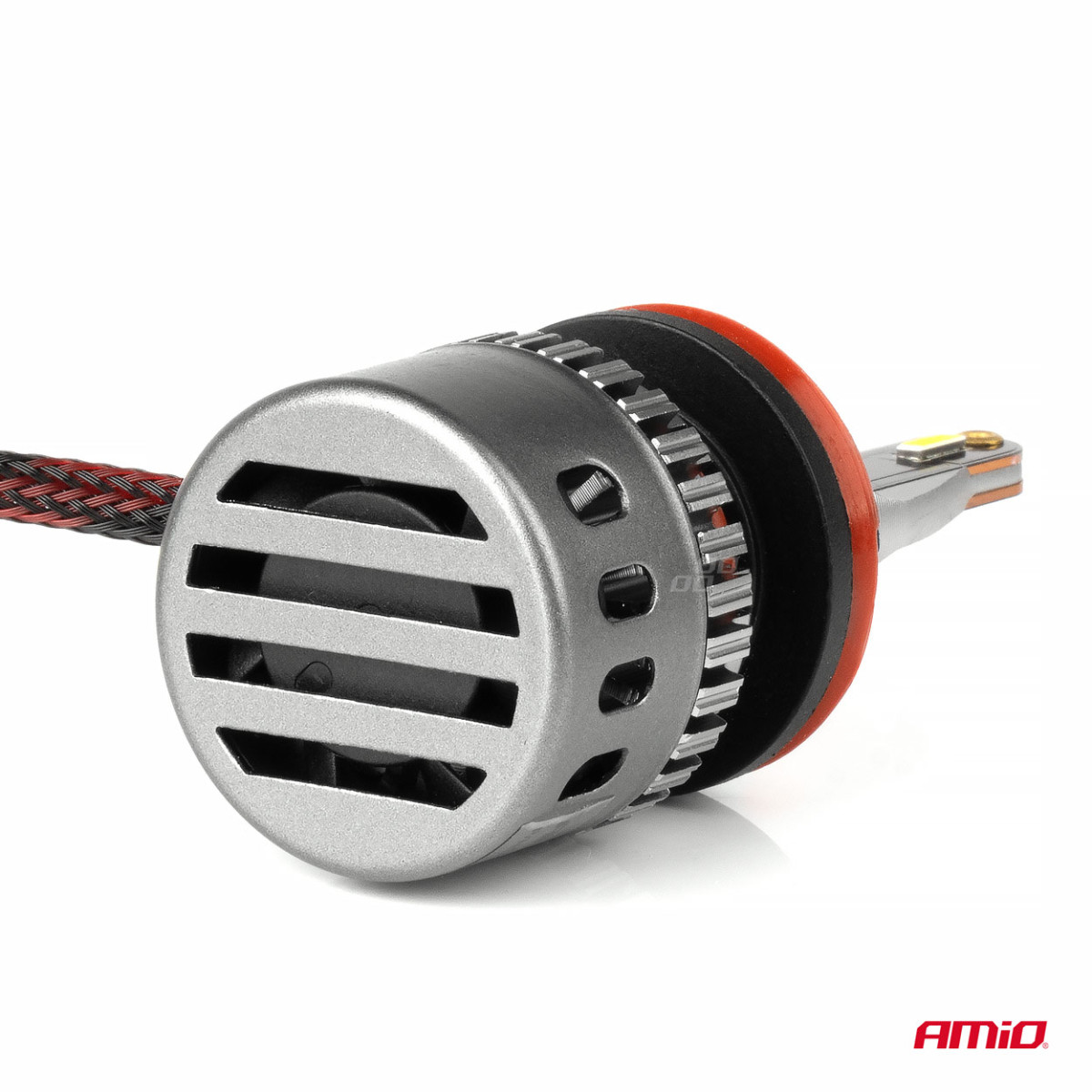 LED žibintų lemputės K3 Series H8 H9 H11 H16 12V 6000K canbus AMIO-03686