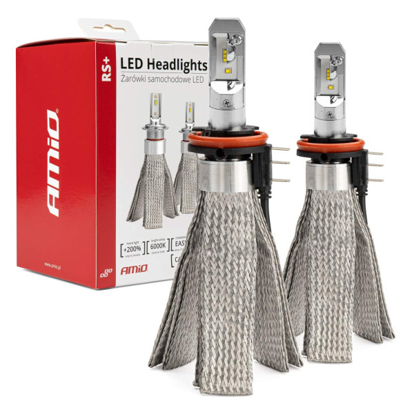 LED žibintų lemputės RS+ Series H15 50W AMIO-01080