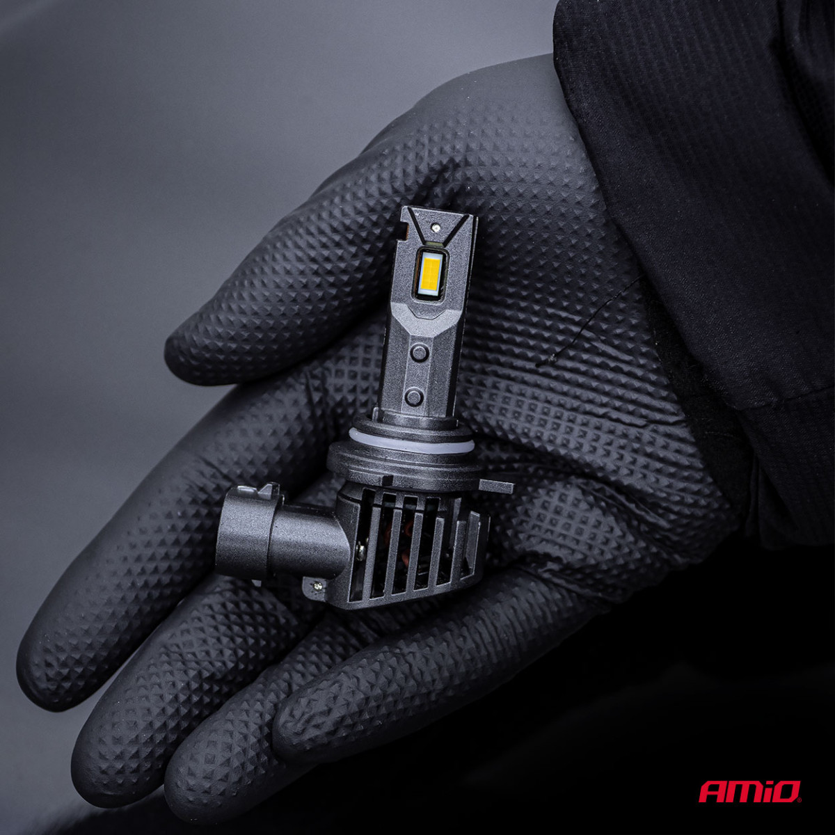 LED žibintų lemputės F25 SILVER FULL CANBUS HB4 9006 52W 12V 24V AMIO-04707