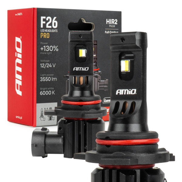 LED automobilinės lemputės HIR2 F26 PRO LumiTec LIMITED +130% DUO FULL CANBUS 12V/24V AMIO-04876