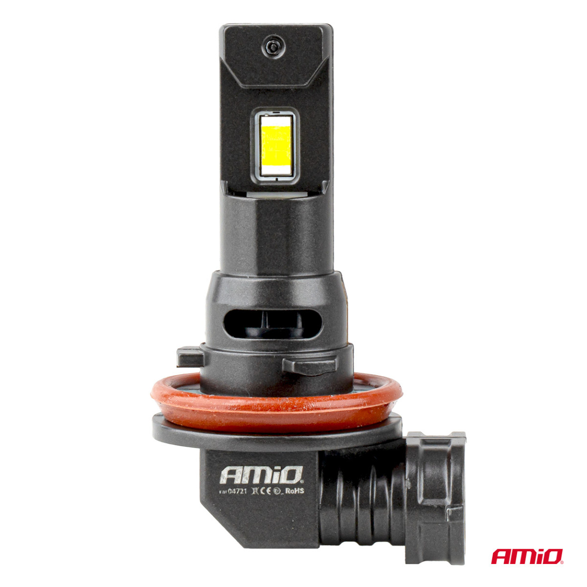 LED žibintų lemputės F25 PRO BLACK FULL CANBUS H8 H9 H11 H16 68W 12V 24V AMIO-04721