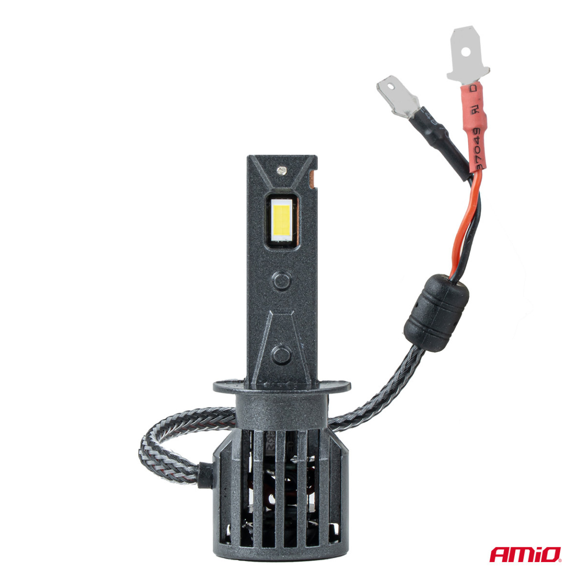 LED žibintų lemputės F25 SILVER FULL CANBUS H1 54W 12V 24V AMIO-04701