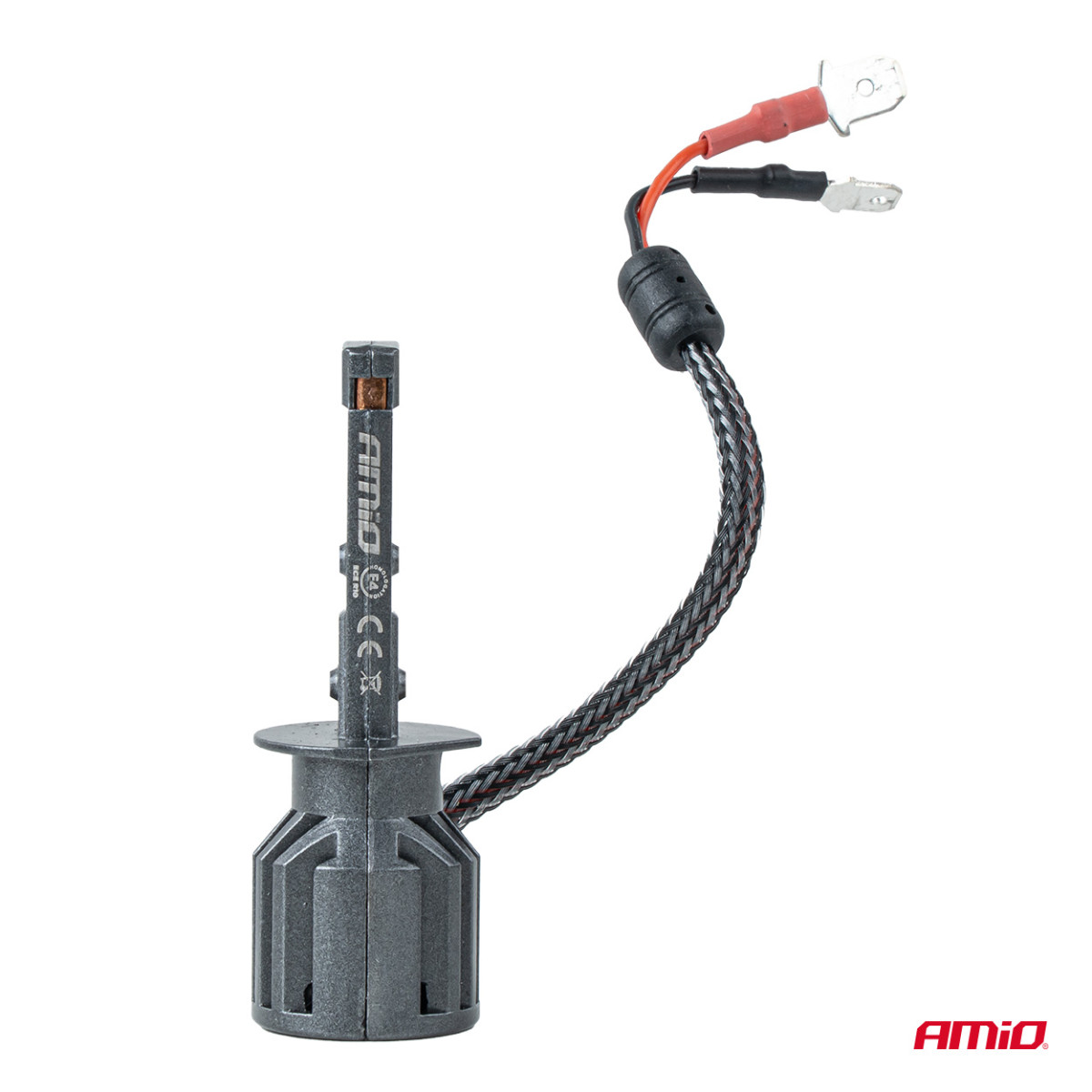 LED žibintų lemputės F25 SILVER FULL CANBUS H1 54W 12V 24V AMIO-04701