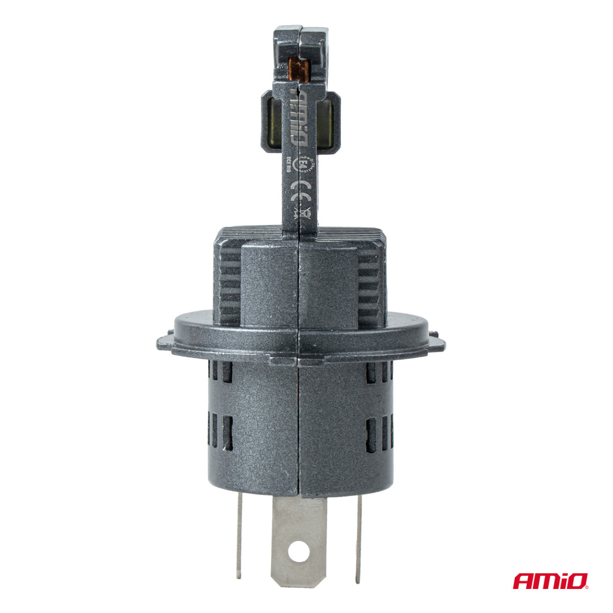 LED žibintų lemputės F25 SILVER FULL CANBUS H4/H19 54/58W 12V 24V AMIO-04703