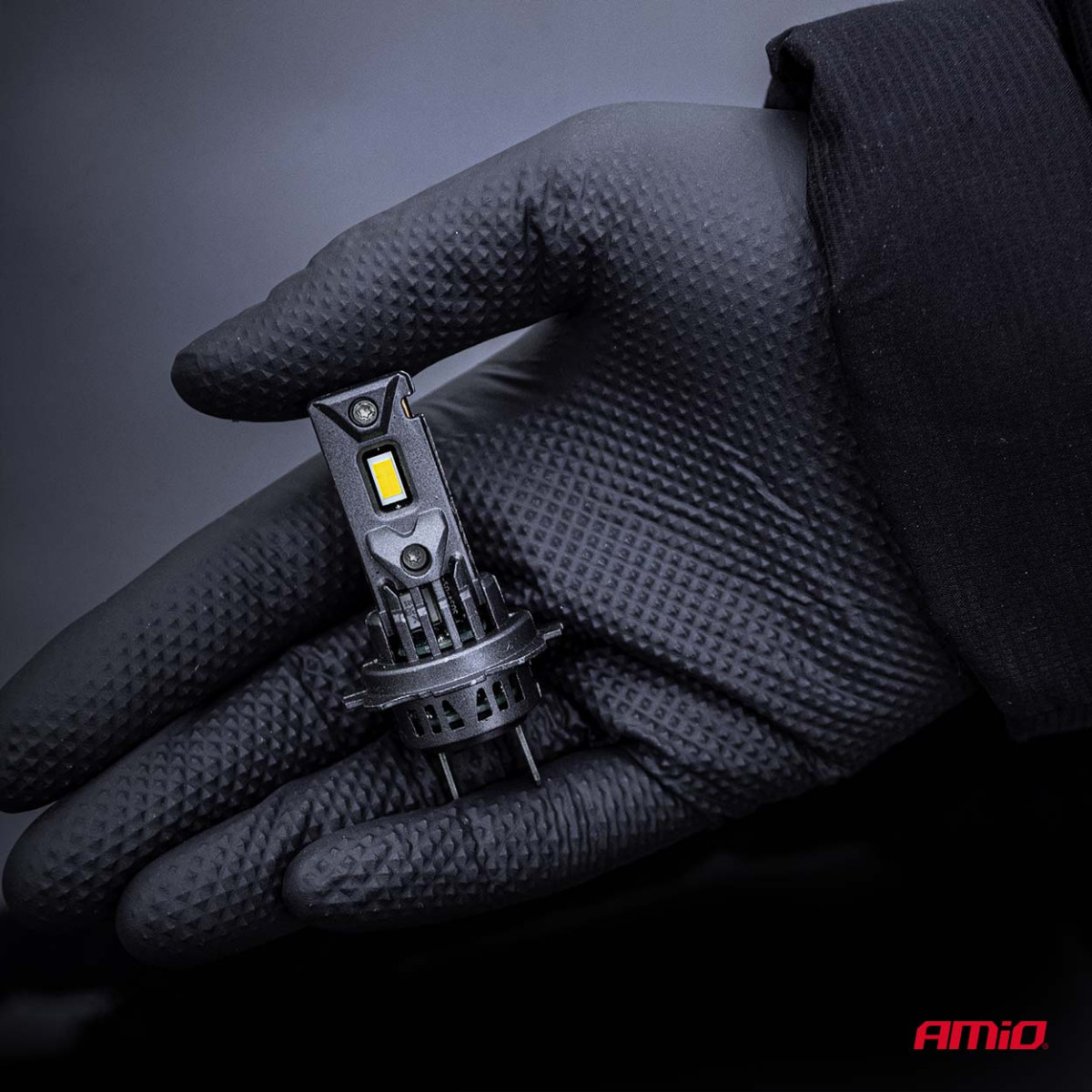 LED žibintų lemputės F25 SILVER FULL CANBUS H7/H18 62W 12V 24V AMIO-04704