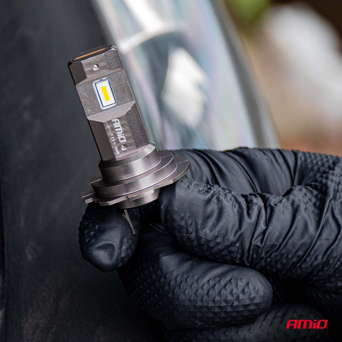 LED žibintų lemputės Series H25 CANBUS H7 H18 12V 30W, AMIO-04712