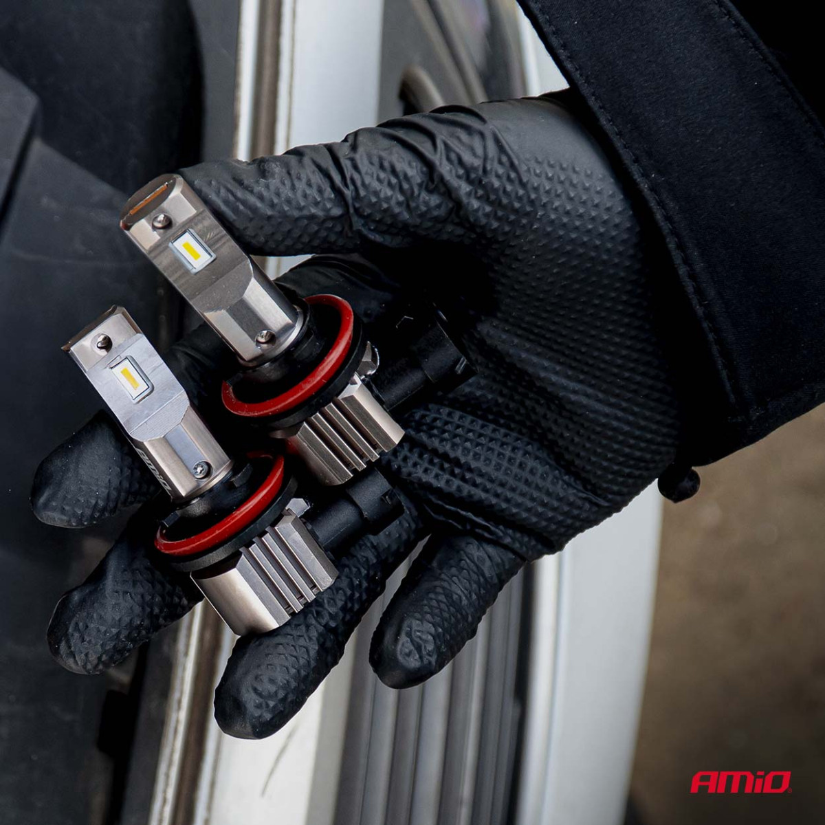 LED žibintų lemputės Series H25 CANBUS H8 H9 H11 H16 12V 31W, AMIO-04713