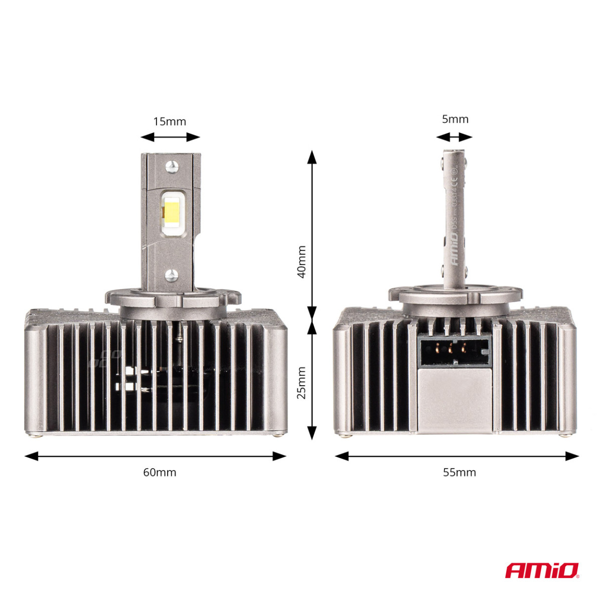 LED žibintų lemputės XD Series D5S AMiO-03314
