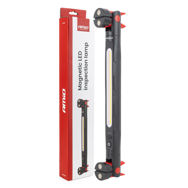 LED darbinis šviestuvas su magnetu ir spaustuku, 4000 mAh, AMIO-05024 LED darbinis šviestuvas su magnetu ir spaustuku, 4000 mAh, AMIO-05024