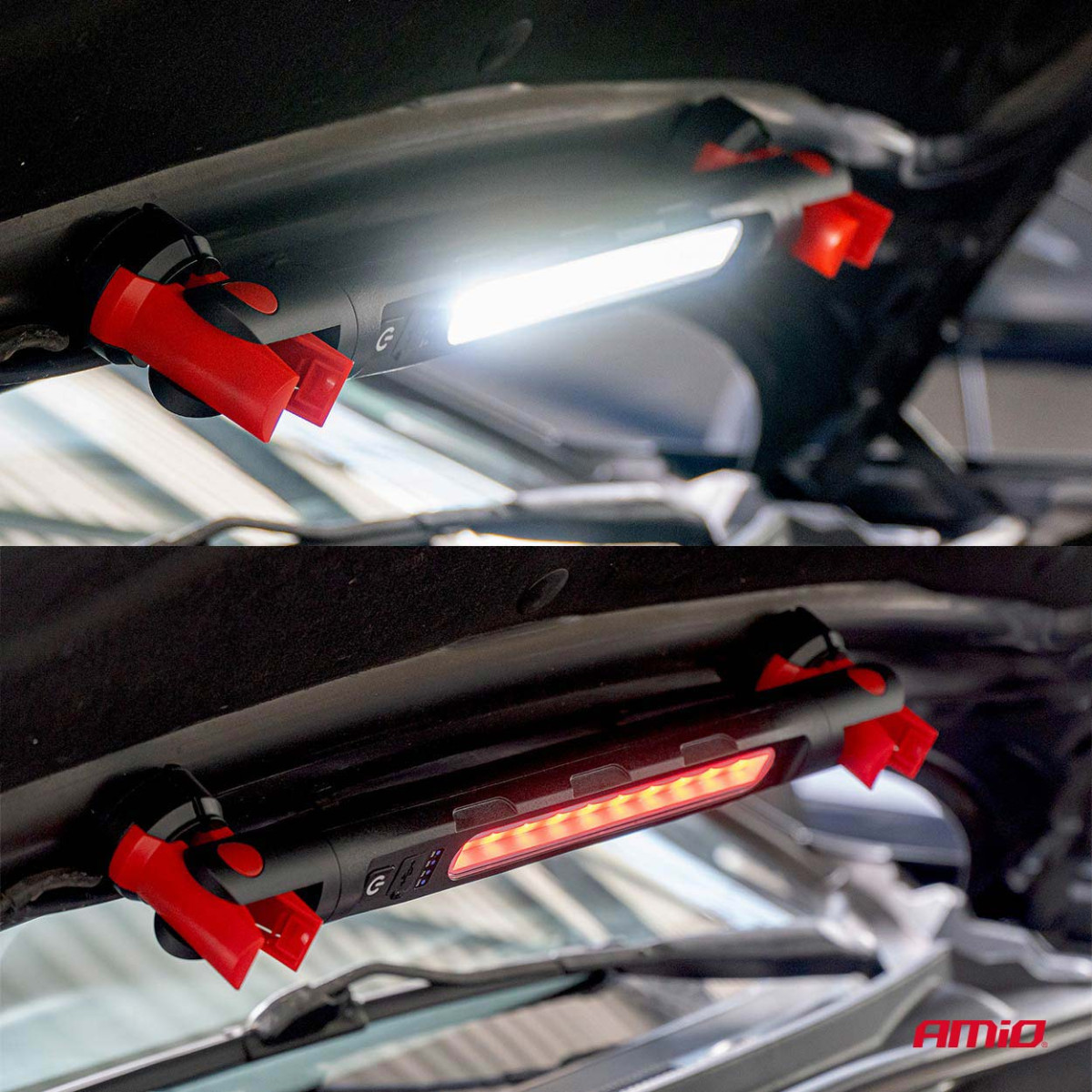 LED darbinis šviestuvas su magnetu ir spaustuku, 4000 mAh, AMIO-05024