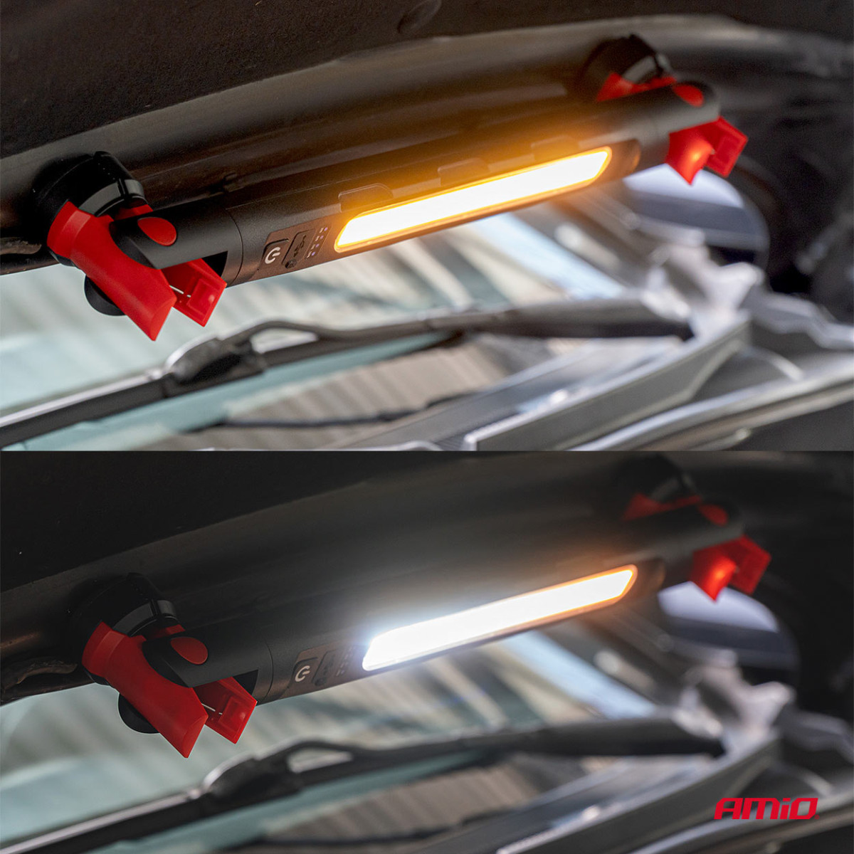 LED darbinis šviestuvas su magnetu ir spaustuku, 4000 mAh, AMIO-05024
