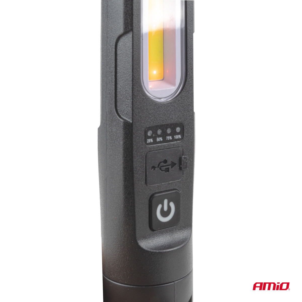 LED darbinis šviestuvas su magnetu ir spaustuku, 4000 mAh, AMIO-05024
