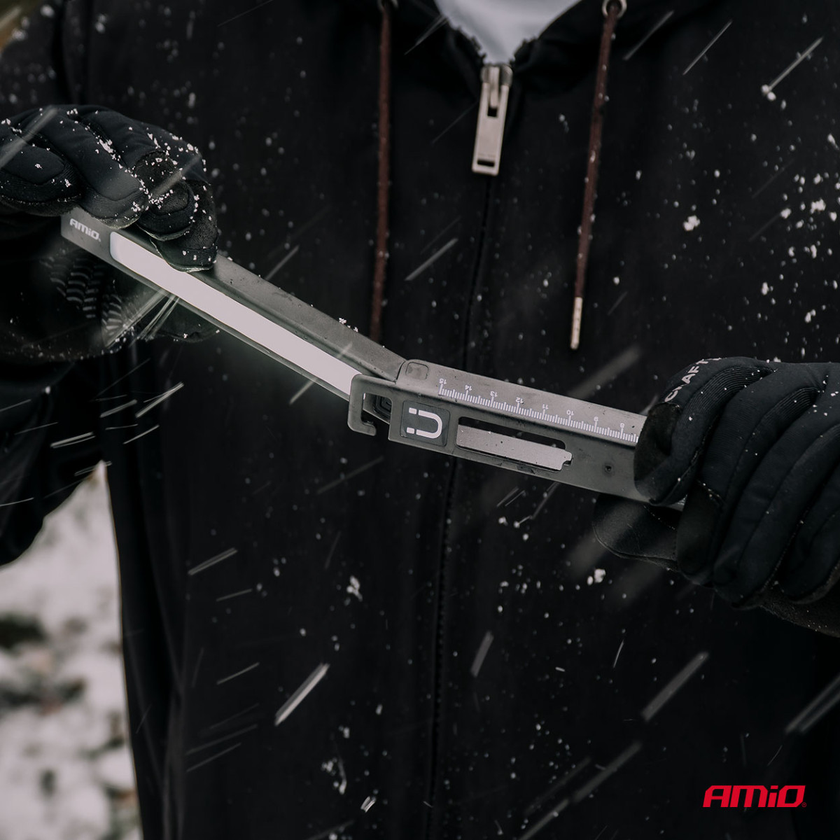 LED inspekcinių žibintų rinkinys, 10 vnt., akumuliatoriniai XTE + SMD, 600 mAh, AMIO-04670