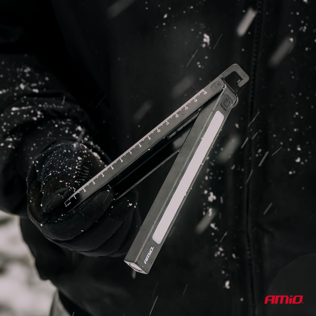 LED inspekcinių žibintų rinkinys, 10 vnt., akumuliatoriniai XTE + SMD, 600 mAh, AMIO-04670