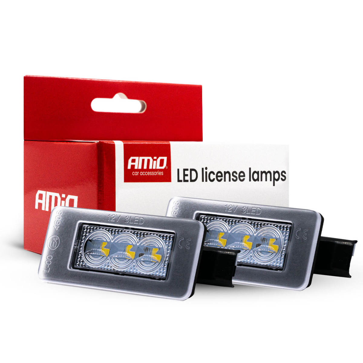 LED numerio ženklo apšvietimas Smoked CLP13 HP Citroen, Peugeot