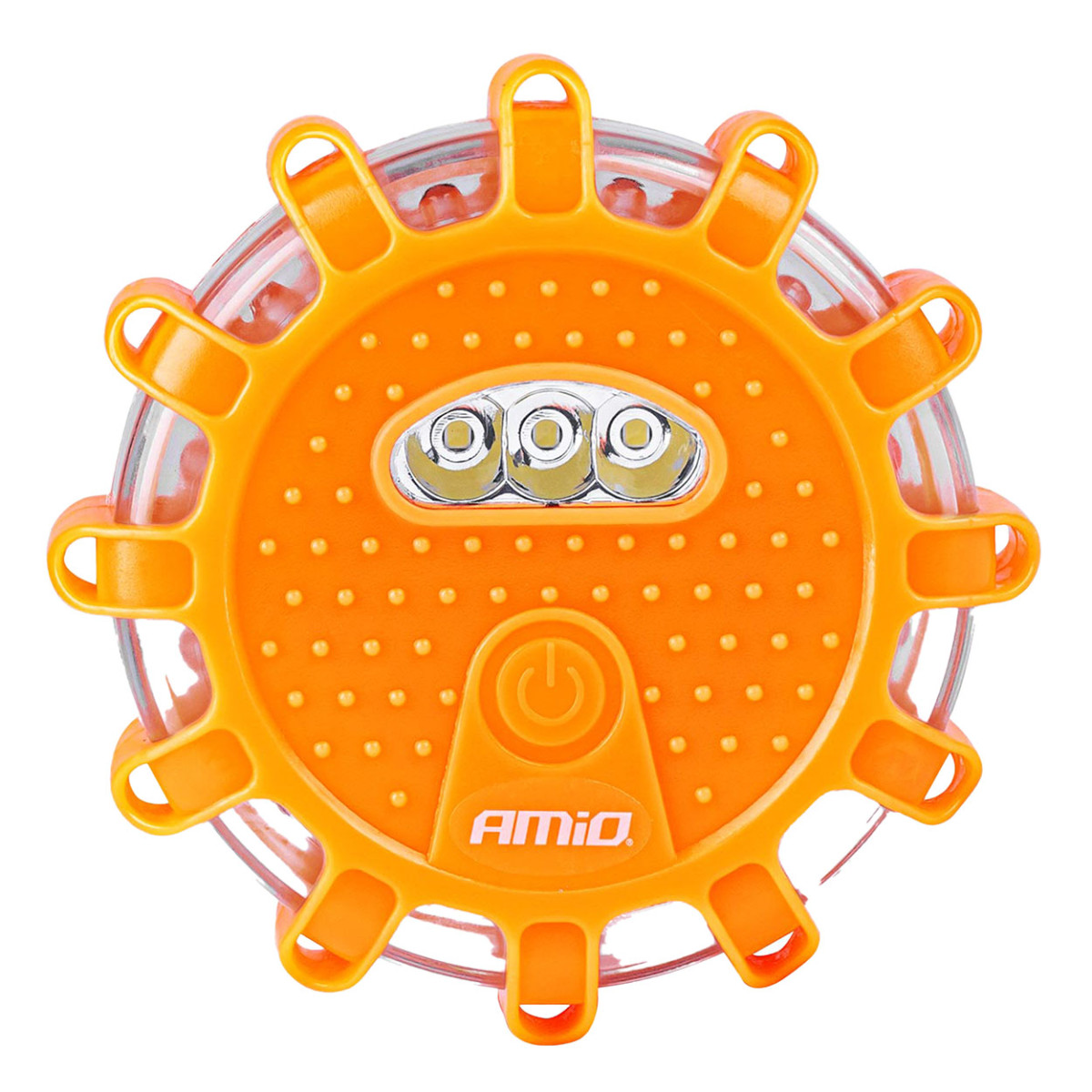 LED avarinės lempos su žibintuvėlio funkcija 12SMD+3SMD, rinkinys 10 vnt. AMIO-04672