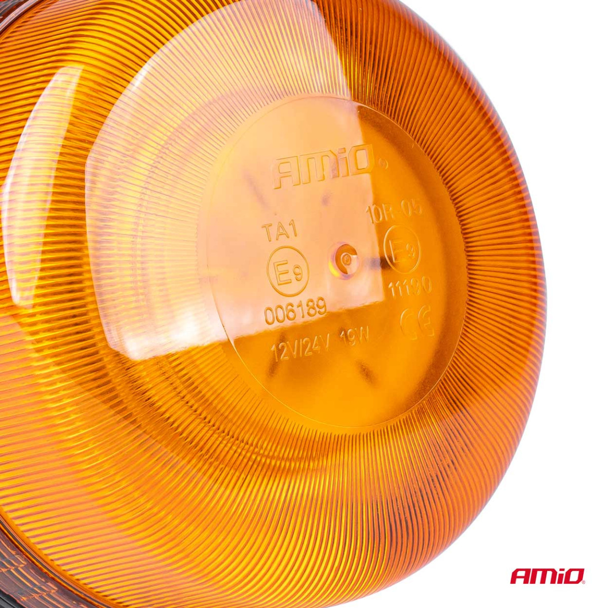 LED įspėjamoji lempa 36 LED su varžtais R65 R10 12V 24V W03b AMIO-02296