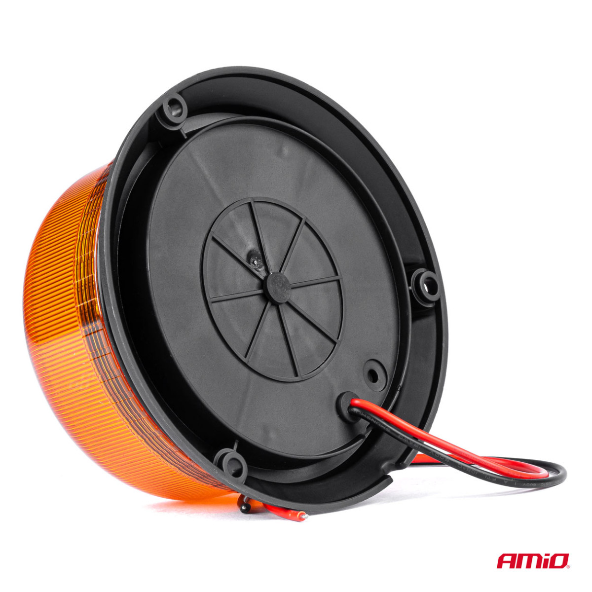 LED įspėjamoji lempa 36 LED su varžtais R65 R10 12V 24V W03b AMIO-02296