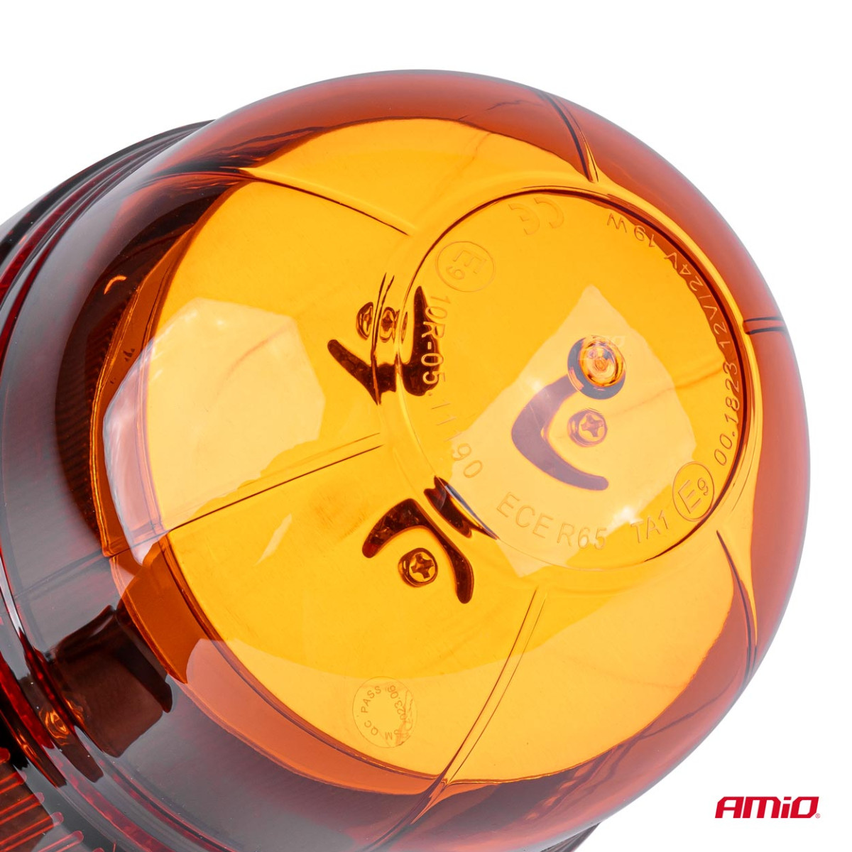 LED įspėjamoji lempa WAR09P 39 LED flex R65 R10 12V 24V AMIO-01501