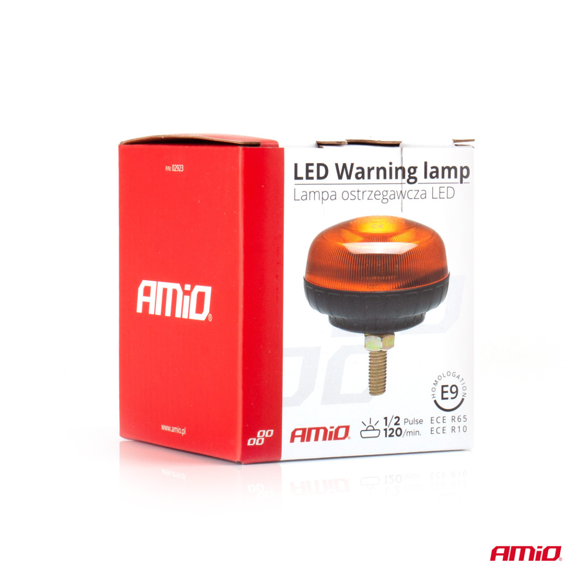 LED įspėjamoji lempa R65 R10 12V 24V W21sb AMIO-02923