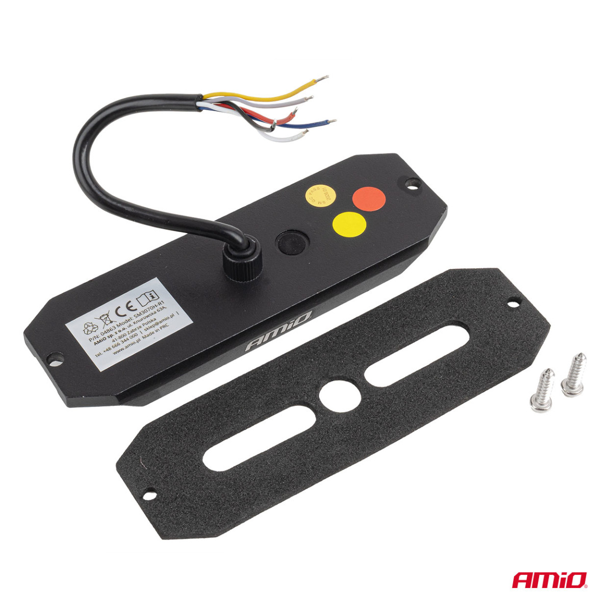 LED gabaritinė įspėjamoji lempa su pozicine šviesa R65 R148 12V/24V 24W AMIO-04861