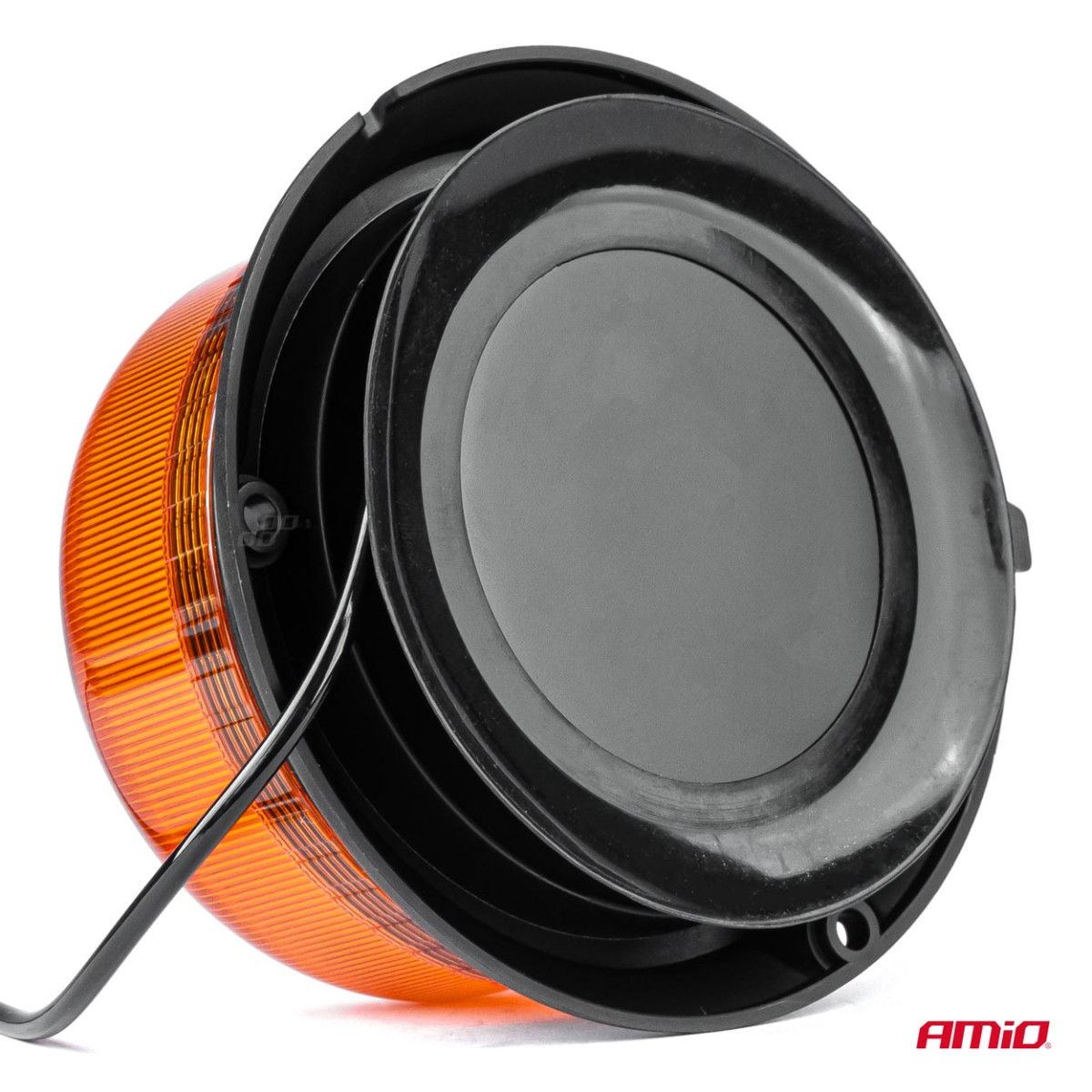 LED įspėjamoji lempa W03M magnetinė R65 R10 36LED 12/24V IP56 AMIO-02295