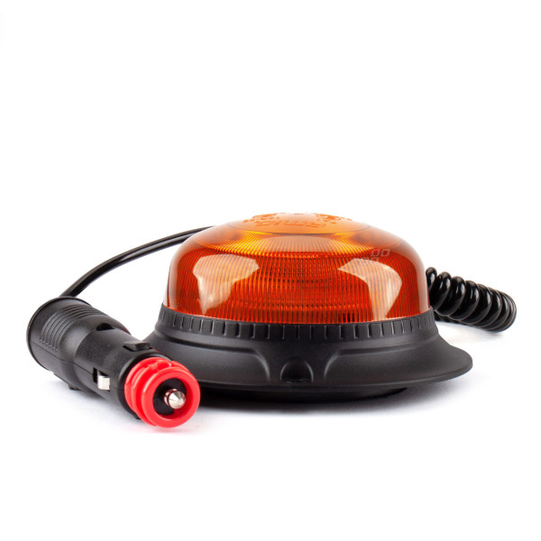 LED įspėjamoji lempa su magnetu W21m R65 R10 18LED 12/24V IP56 AMIO-02925
