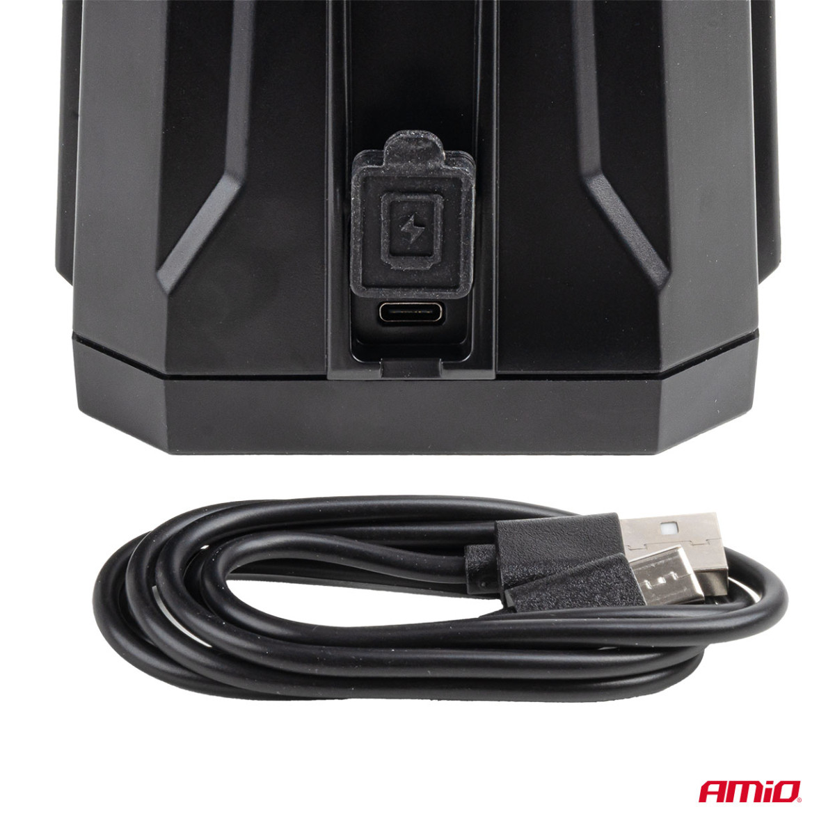 Nešiojama LED darbo ir įspėjamoji lempa 15W (BATT) AMIO-04865