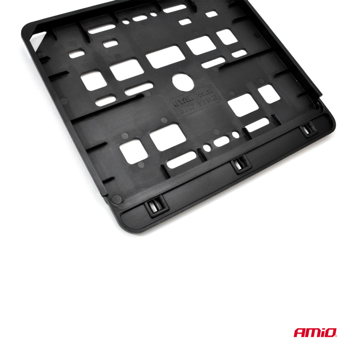 Motociklo numerio laikiklis – juodas, AMIO-01166