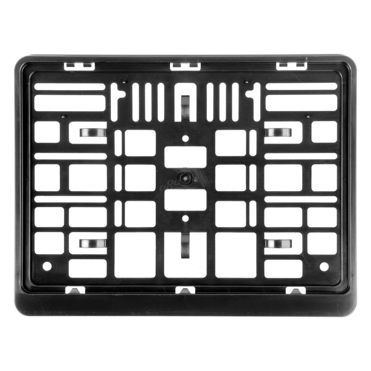 Dviejų eilių numerio laikiklis – juodas, AMIO-02994