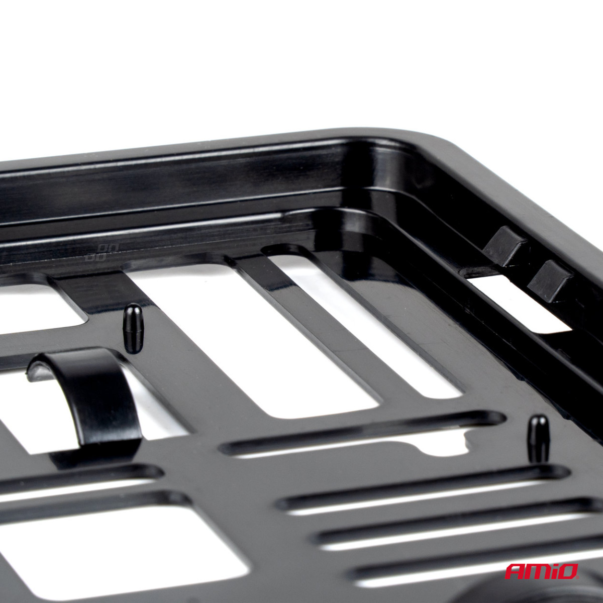 Dviejų eilių numerio laikiklis – juodas, AMIO-02994