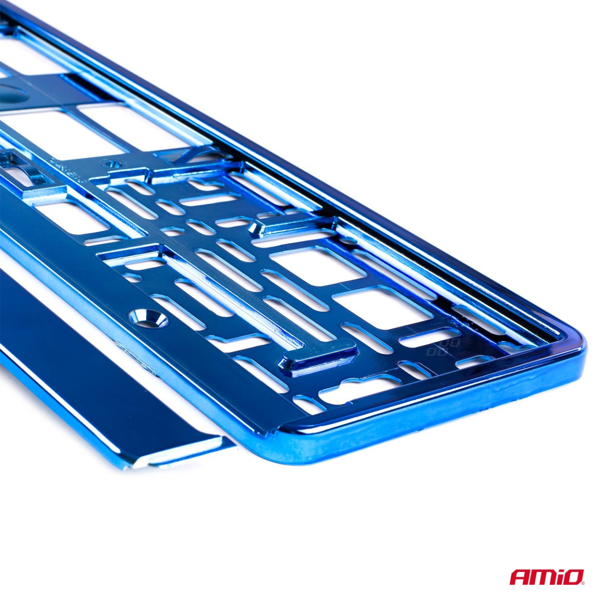 Numerio laikiklis – metalizuotas mėlynas, AMIO-03174