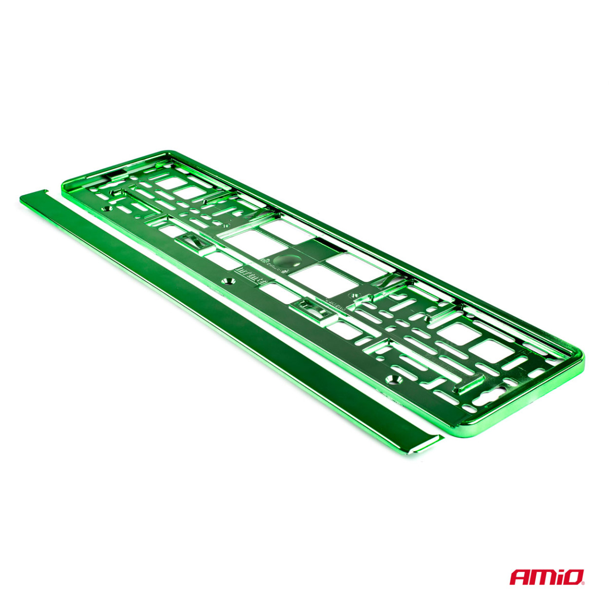 Numerio laikiklis – metalizuotas žalias, AMIO-03178