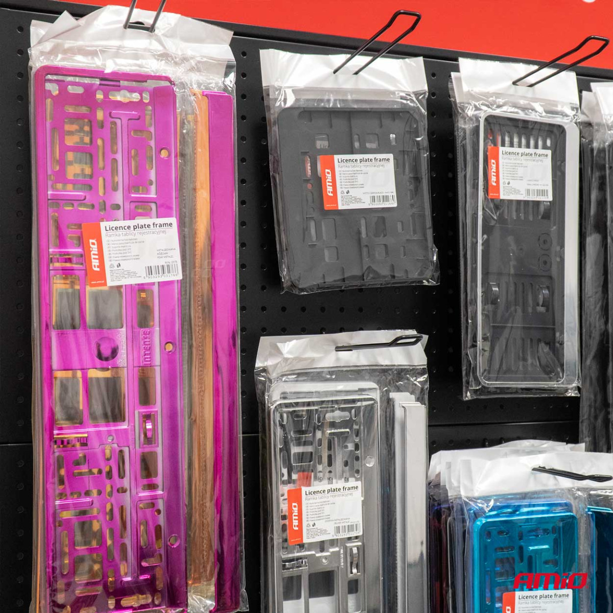 Numerio laikiklis – metalizuotas rožinis, AMIO-03176