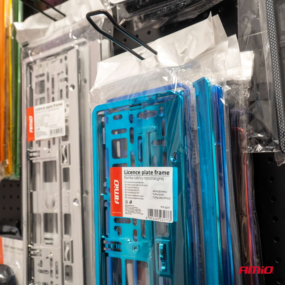 Numerio laikiklis – metalizuotas turkio, AMIO-03177