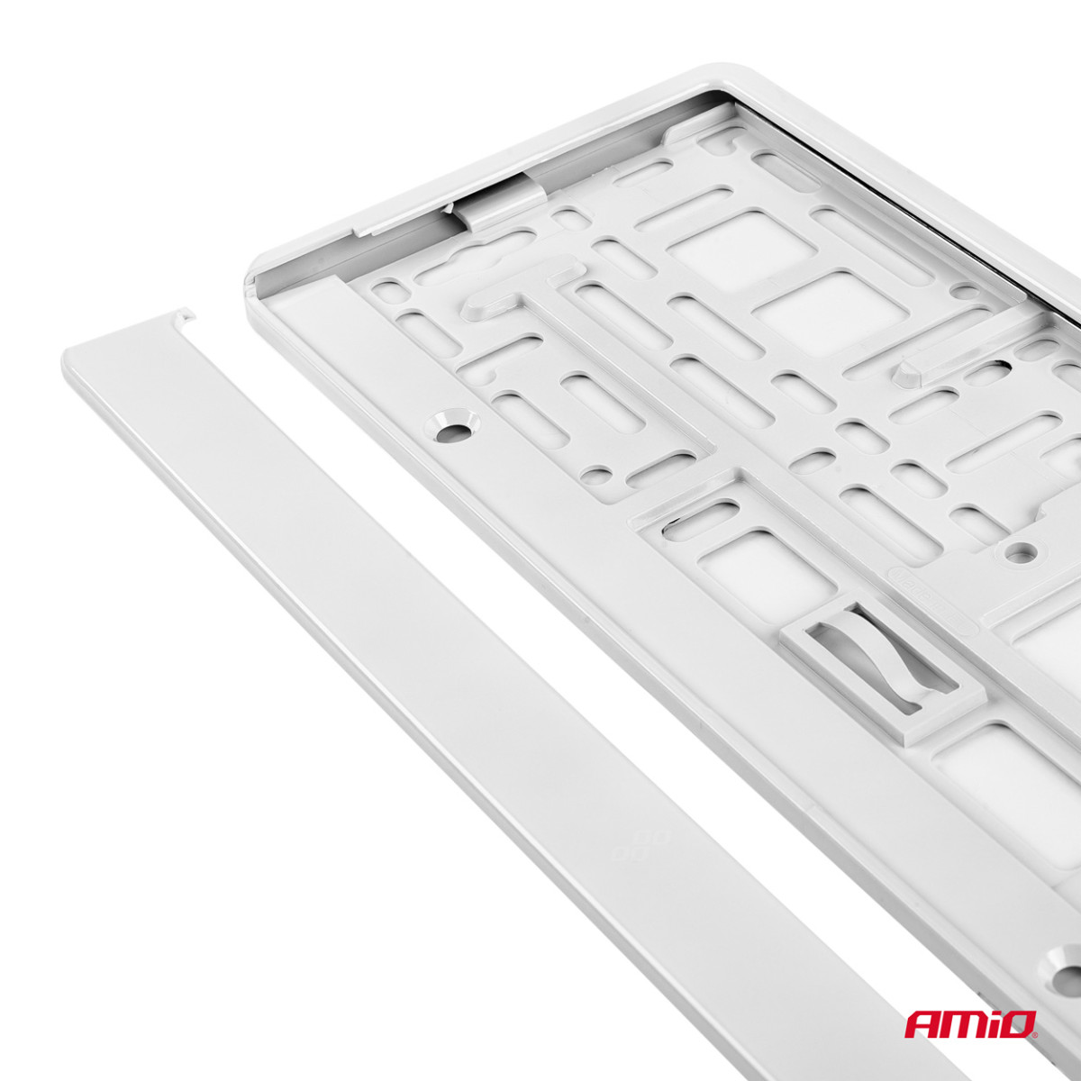 Numerio laikiklis – metalizuotas baltas, AMIO-71780BI