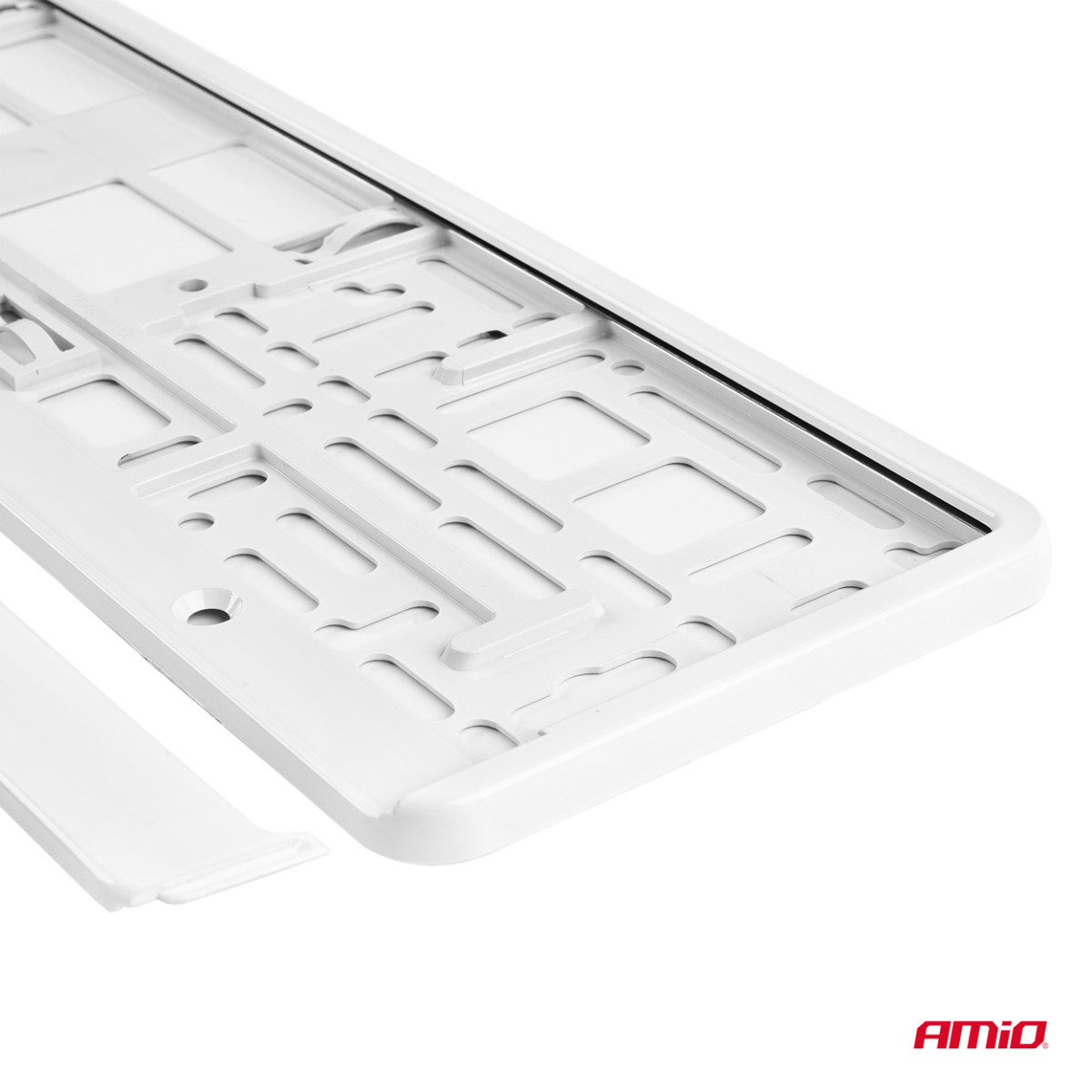 Numerio laikiklis – metalizuotas baltas, AMIO-71780BI