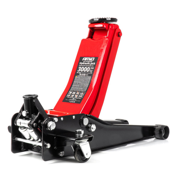 Žemo profilio hidraulinis keltuvas 3000 kg, 75–510 mm, CE, AMIO-04215