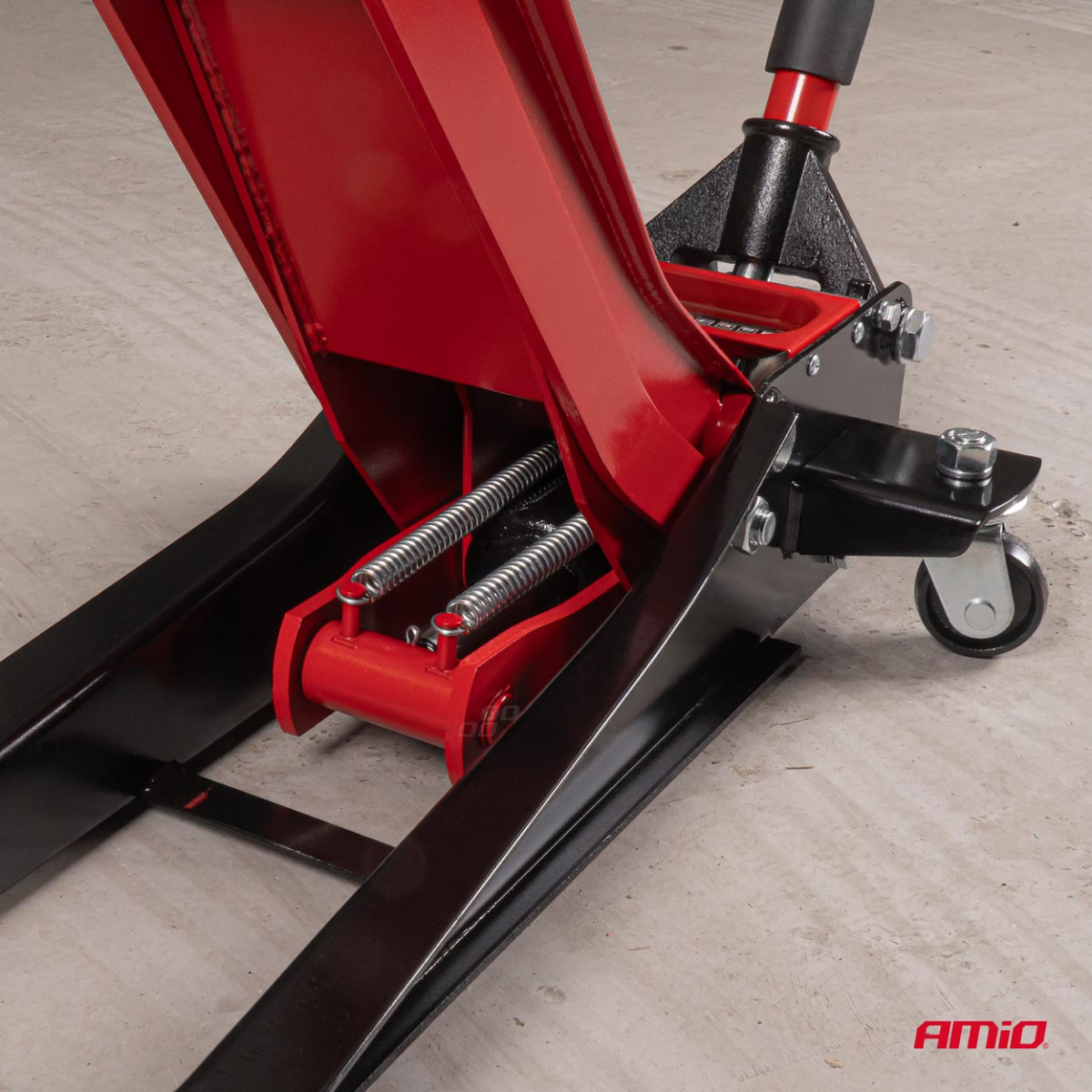 Žemo profilio hidraulinis keltuvas 3000 kg, 75–510 mm, CE, AMIO-04215