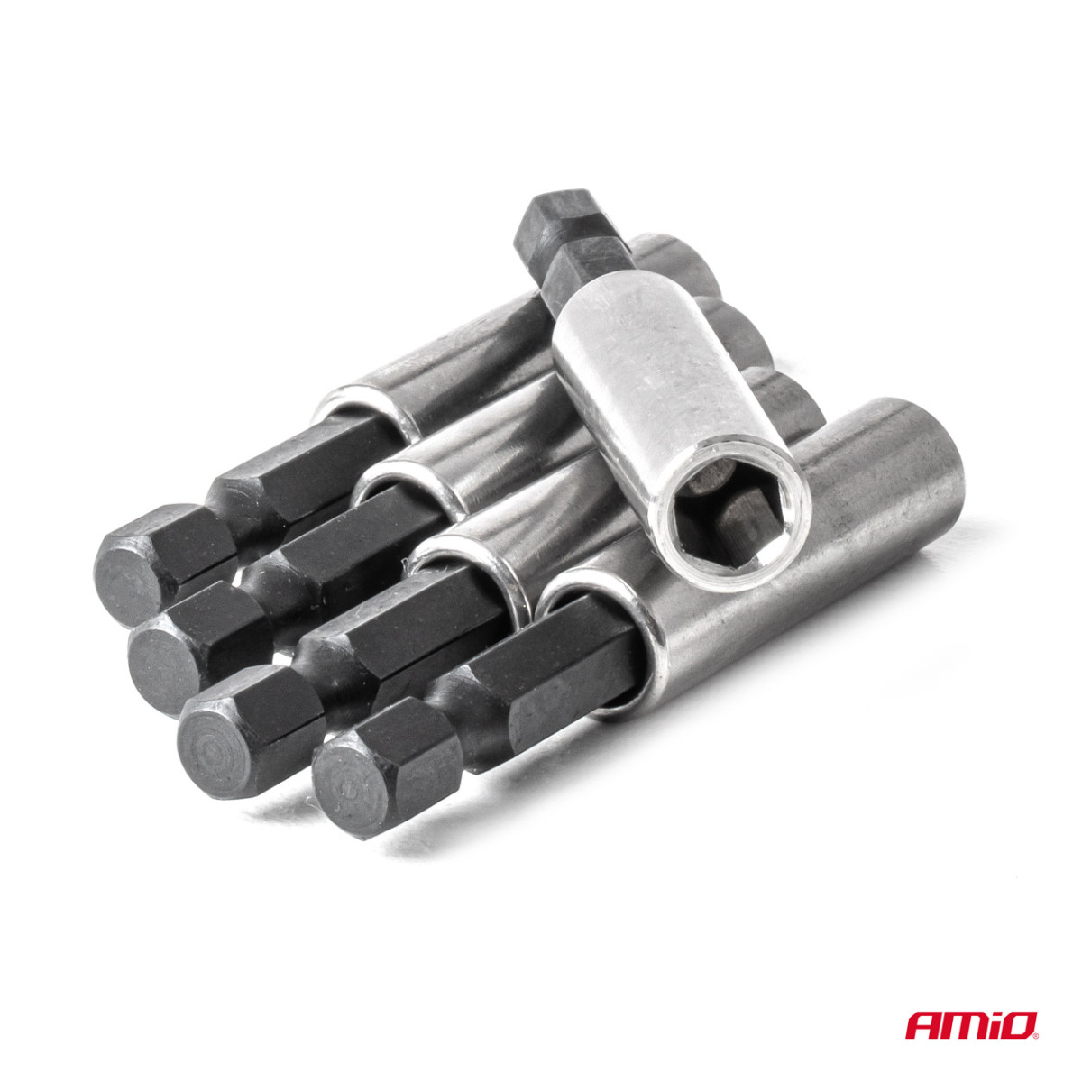 Magnetinių antgalių laikiklių rinkinys, 5 vnt. AMIO-04783