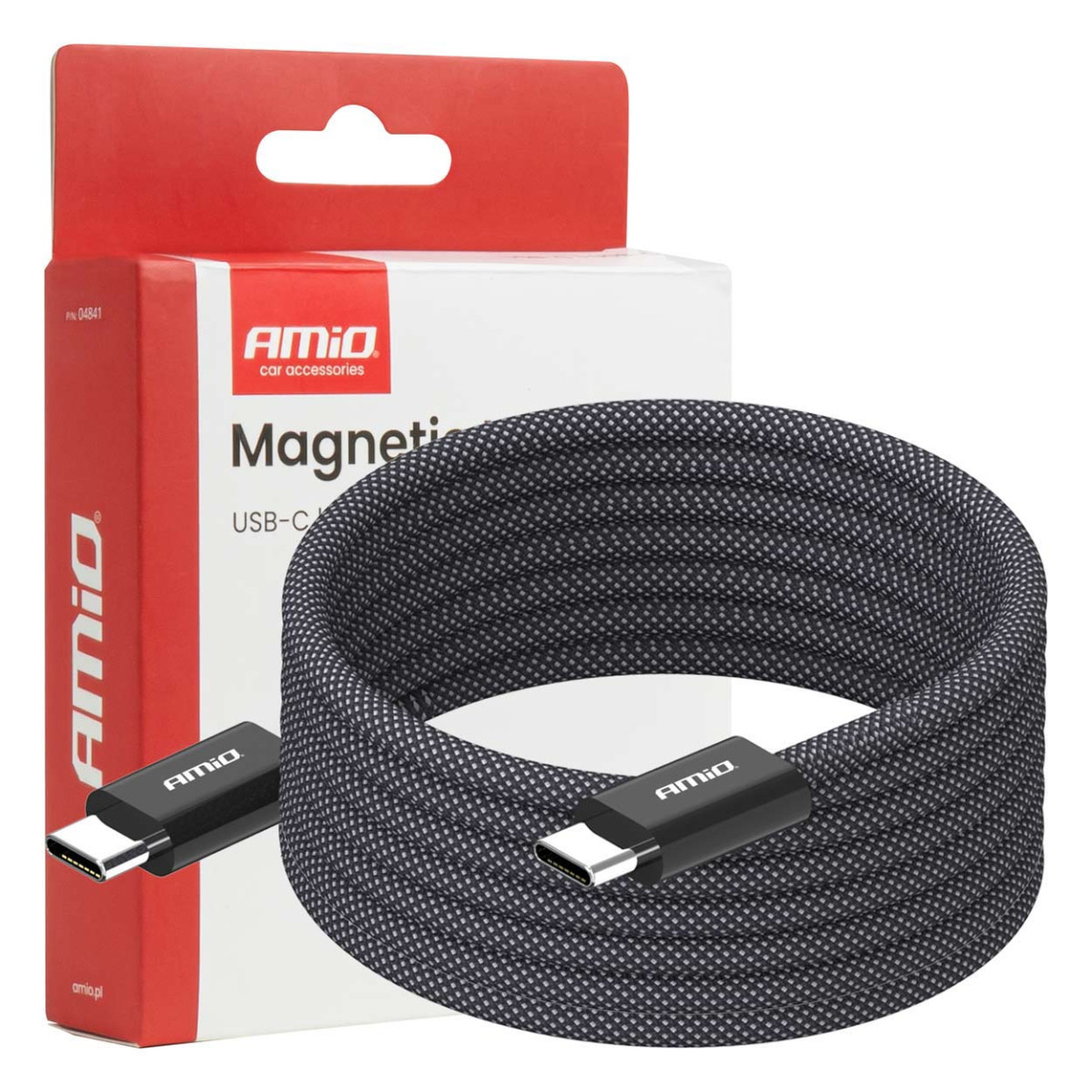 Magnetinis USB-C – USB-C kabelis 60W 200 cm AMIO-04841