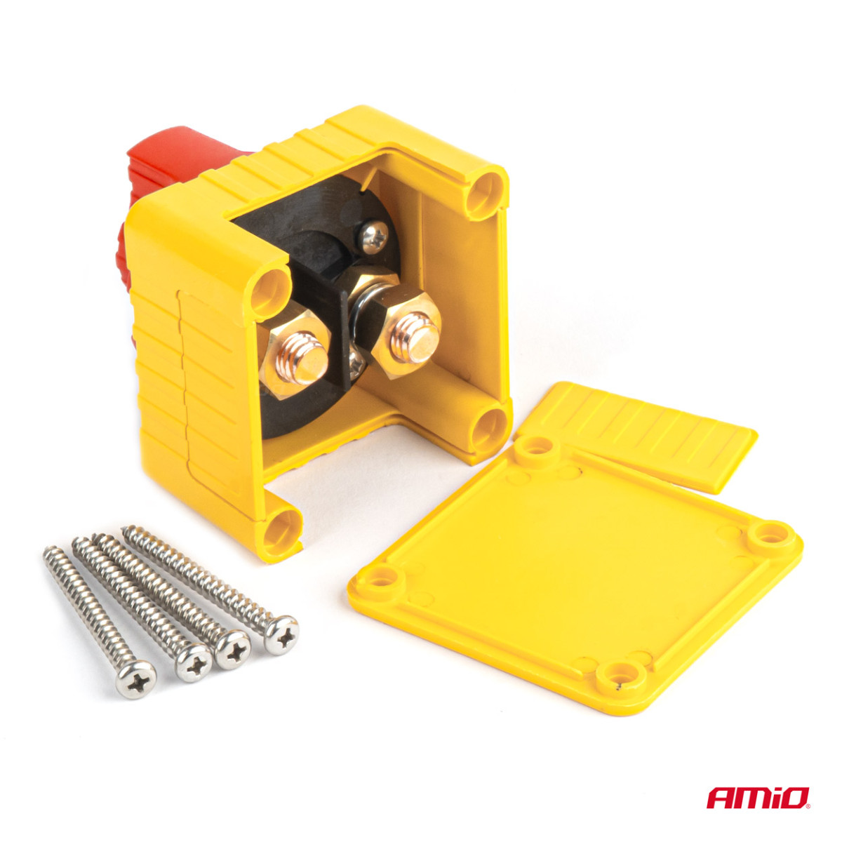Pagrindinis akumuliatoriaus jungiklis 12–48 V, max. 300 A, AMiO-03839