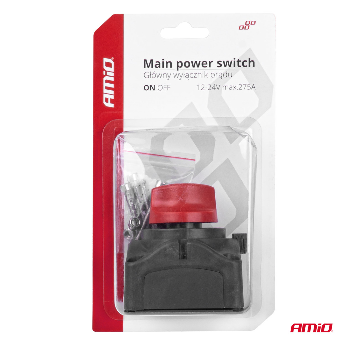 Pagrindinis maitinimo jungiklis 275A AMIO-03028